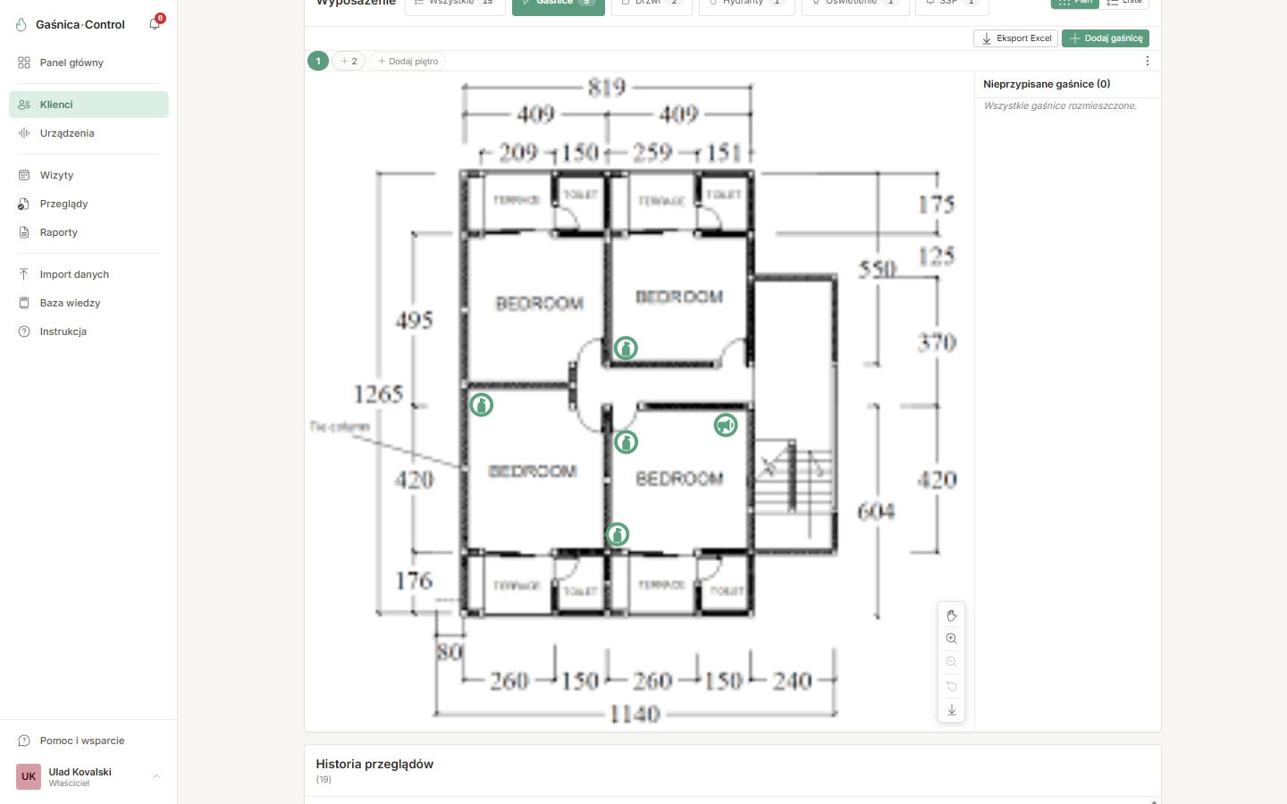 Plan obiektu